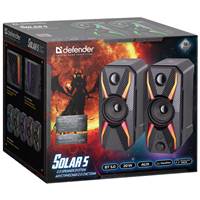 Колонки Defender 2.0 Solar 5 20Вт, BT/Light/EQ/TRRS, 230В